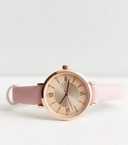 New Look Pink Diamante Skinny Watch
